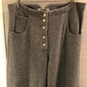 Rachel Comey button fly cropped back cinch trouser